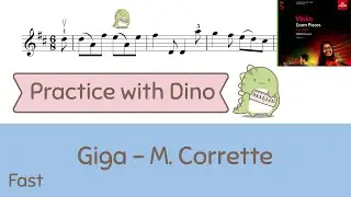 Giga - Corrette ABRSM 2024 Violin grade 5 (A1)