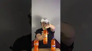 Слепой тест на апельсиновую газировку!!!! #газировка #fanta #crush #sunkist #tastetest #комедия #...