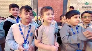 مراسيم وتحية العلم ليوم الخميس باللغة الإنجليزية