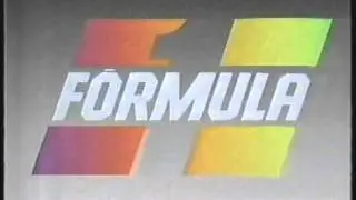 F1 1985. Vinheta de encerramento da Rede Globo para o Grande Pr&ecirc;mio de San Marino