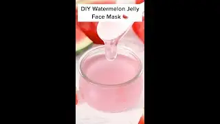 DIY Watermelon Jelly Face Mask #shorts