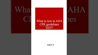 AHA CPR guidelines 2025 - Children education #acls#neet2025 #cpr   #mbbs #neet