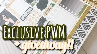 Plan With Me ft. Sunset Sticker Co Exclusive Anniversary Kit + HUGE GIVEAWAY!