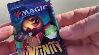 New Unfinity set actually has STICKERS inside!? (Magic, The Gathering)