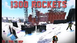Rustoria EU Long | 1300 Rocket Merge Raid | TT X VVS vs HSP