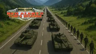 Red Alert 2: The Green Mile | 1 vs 5 Brutal AI | Superweapons [On]