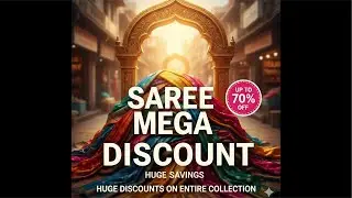 Mahasale on Designer Sarees Collection 🙏🙏💯💯 Booking number 8788715056