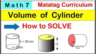 Math 7 Volume of cylinder 