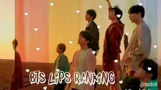 BTS lips ranking ( most kissable lips)