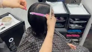 Ladies short hair cut HK