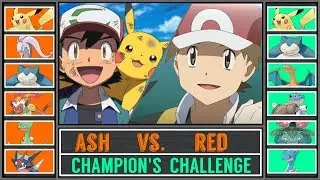 Ash vs. Red (Pokémon Sun/Moon) - Champion's Challenge