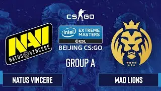 CS:GO - Natus Vincere vs. MAD Lions [Overpass] Map 3 - IEM Beijing 2020 Online - Group A - EU