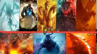 Minecraft. GHIDORAH Team VS  GODZILLA Team