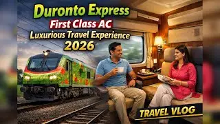 Duronto Express First Class AC Luxurious Travel Experience 2026 | First AC Train Travel Vlog