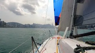First sail of Mini Transat 241 in Hong Kong