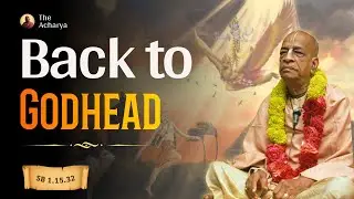 Back to Godhead | SB 1.15.32 | Los Angeles, California | Srila Prabhupada