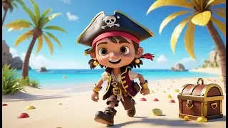 Brawl Stars Tiny Pirate Dropped the Treasure | Nursery Rhymes for Kids & Baby Songs