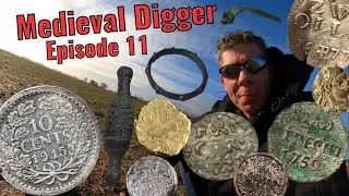 Julius Caesar Denarius and a medieval ring found with the metal detector!
