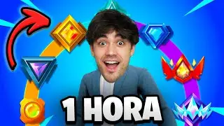 &iexcl;1 HORA para llegar al RANGO M&Aacute;XIMO en Fortnite! 🔥