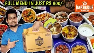 Unboxing Barbeque In a Box || Veg & Non-Veg || Only 599 Rs/- Only || Barbeque Nation Cuttack