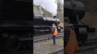 GWR 2807 shunting at Shackerstone | The Battlefield Line | #railway #steam #trains #train #gwr