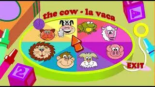 Who Am I? (The Animal Spinner):Learn English and Spanish