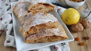 STRUDEL DI MELE con pasta fillo fatta in casa