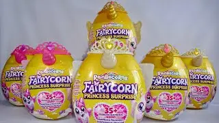 OPENING Zuru Rainbocorns Fairycorn Princess Surprise Eggs