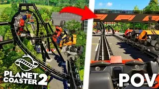 Planet Coaster 2 NEW Intamin DRIFT Roller Coaster POV