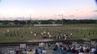 Coral Reef HS Marching Barracudas @ Santaluces 10 12 2014