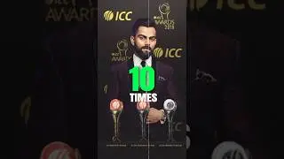 Top 5 ICC Cricketers Of the Year Award | Virat Kohli Have 10 ICC Awards 😱 #shorts #viratkohli