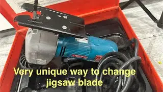 This Bosch jigsaw, nearly 18 years old has distinctive blade-changing mechanism #diy #tools #reels