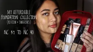 Foundation Collection (Review + Swatches) | Best Affordable Foundations For Oily Skin Types