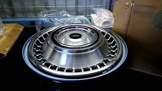 1964 impala new old stock NOS wheel covers open box