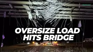 Oversized Load Strikes Bridge on I-90 in Washington State