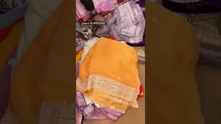 pure Khaddi chiffon Georgette Silver Kadwa Buti Saree Mysore Banarasi Khaddi Chiffon handloom Sarees