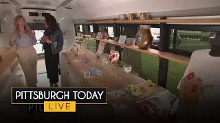 A mobile art unit is serving up creativity