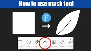 How to use ‘Mask’ tool in Pixellab | Pixellab Design #pixellab #mask