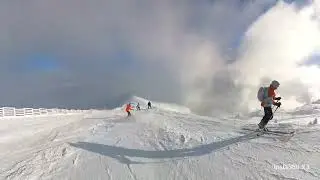 Saint Gervais Les Bains 12 1 2025. Télésiège l epaule piste rouge ❤️❤️