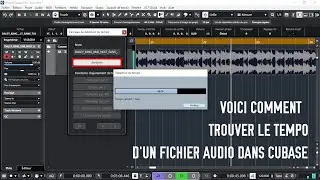 Comment détecter le Tempo d'un fichier d'audio dans cubase 