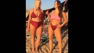 Ashley Graham On The Beach Sighting