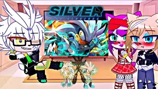 Sonic and friends(My AU) react to silver psychic m4rkin