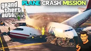 EPIC PLANE CHASE TURNS INTO CRASH MISSION | GTA V GAMEPLAY
