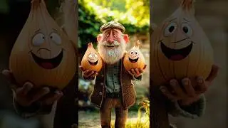 দুই পেঁয়াজ ও এক বৃদ্দ্ব কৃষকের গল্প #shorts #ytshorts #animation #aianimation #shortstory #peyaj
