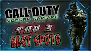COD MODERN WARFARE REMASTERED - TOP 3 BEST SPOTS - EASY SNIPER SPOTS (COD MW GLITCH)