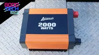 Unboxing Ampeak 2000W Power Inverter 3 AC Outlets DC 12V to 110V AC Car Converter : Good Tech Cheap
