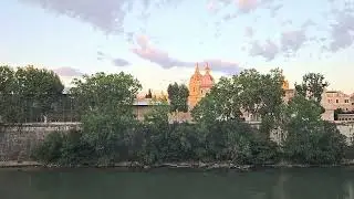 Green Birds of the River Tiber