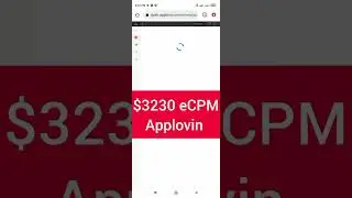 Applovin self clik earning| #applovin high ecpm tricks | applovin account 2025 #applovin_account