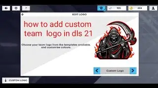 how to add custom team logo in dls 21