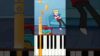 Make Blocks Fun Again (Sad Block Meme) @dude.dans_ - EASY Piano Tutorial